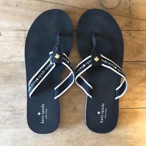 Kate Spade Flip Flops, size 9